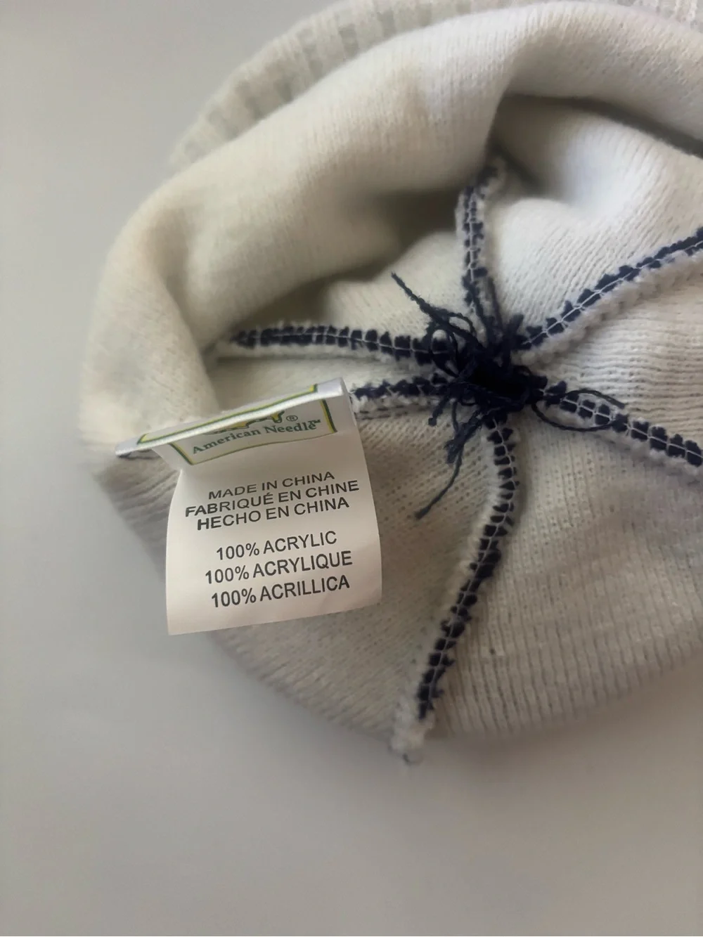 American Needle knit pom